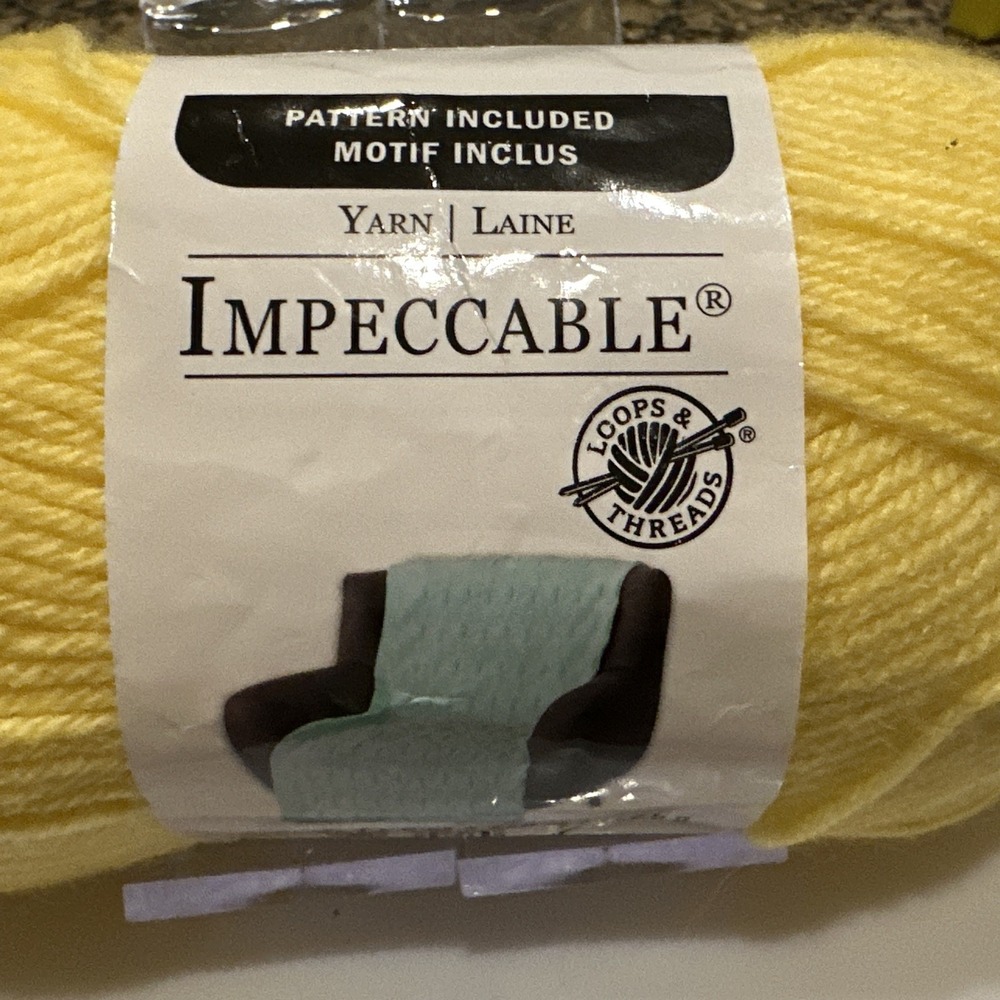 Loops & Threads Impeccable Yarn BUTTERSCOTCH 285 Yds #4 1 skeins Knitting Craft - Picture 2 of 6